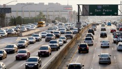 Los Angeles traffic has gotten worse as the city’s economy has improved.