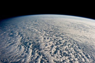 Water vapor. NASA- Clouds as seen from the ISS