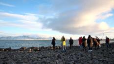 Iceland has a population of just over 330,000 – last year, around 1.7 million people came to visit