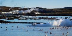 The famous Blue Lagoon in Iceland