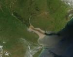 Satellite image of the Amazon